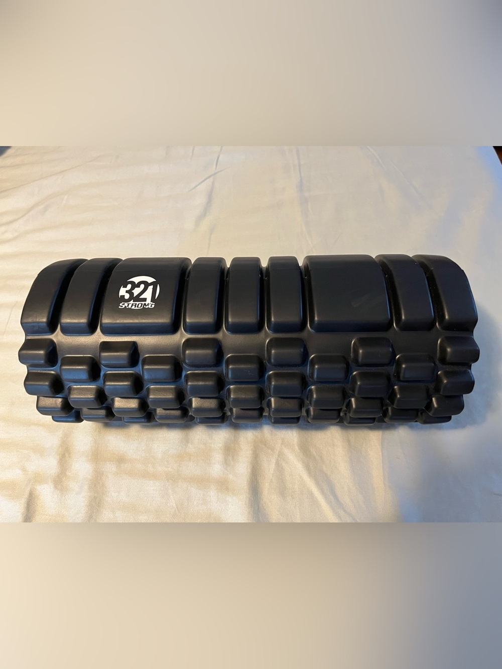 321 STRONG Black Medium Density, Deep Tissue Foam Massage Roller, muscle massage